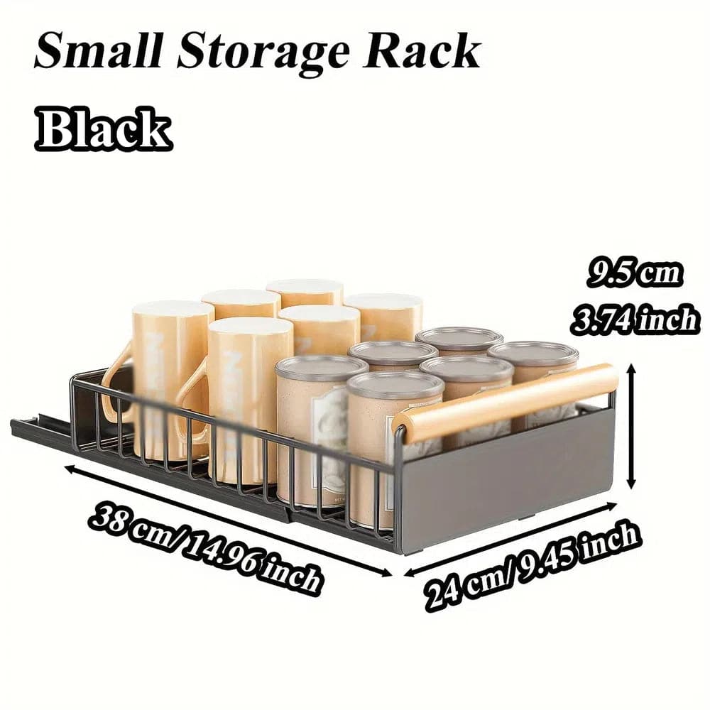 Pull-Out Sliding Drawer Kitchen Organiser