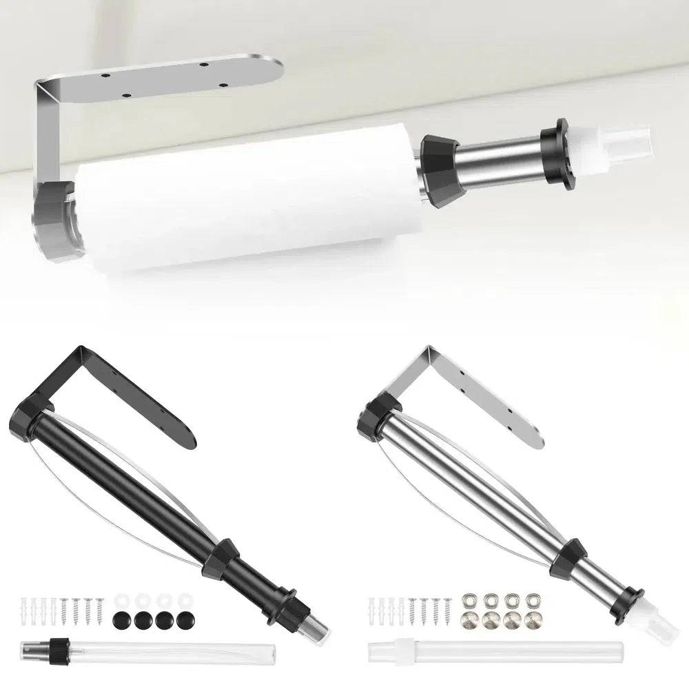 Stainless Steel Paper Towel Holder with Spray Bottle