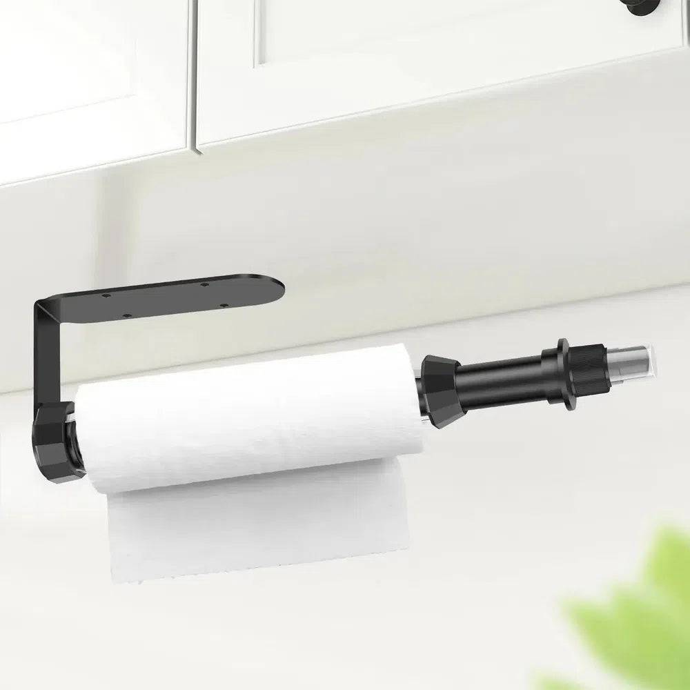Stainless Steel Paper Towel Holder with Spray Bottle