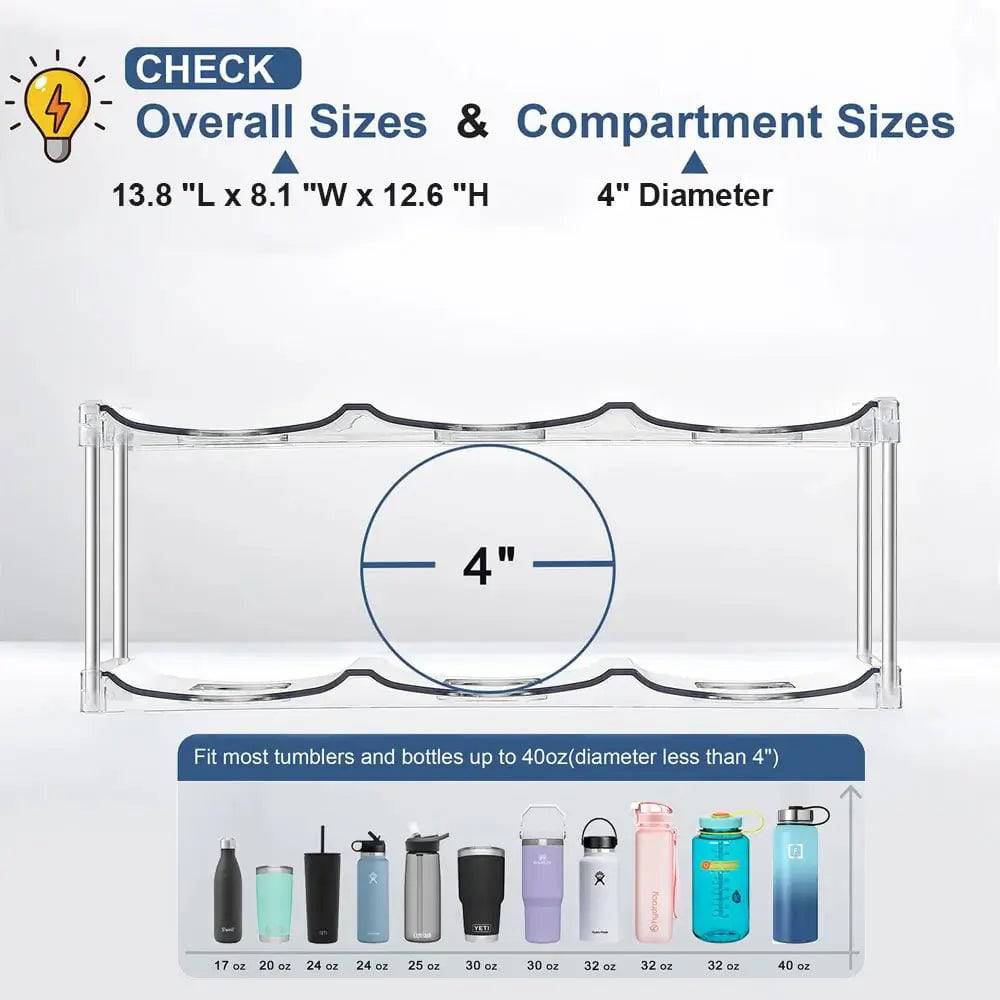 Multilayer Water Bottle & Stanley Tumbler Organiser
