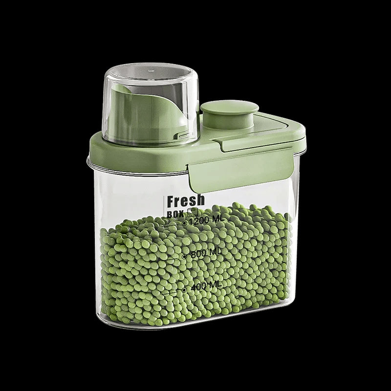 Moisture-Proof Food Storage Container with Secure Seal