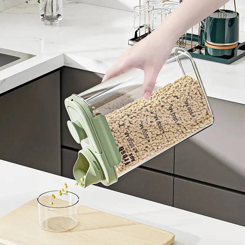 Moisture-Proof Food Storage Container with Secure Seal