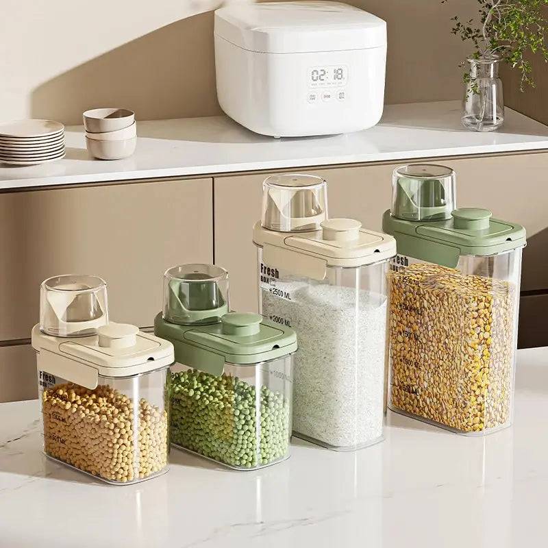 Moisture-Proof Food Storage Container with Secure Seal