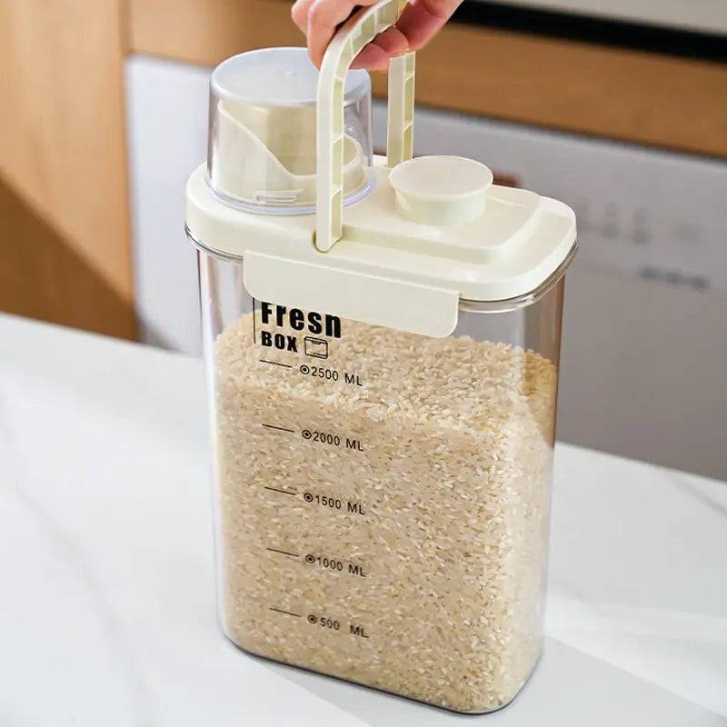 Moisture-Proof Food Storage Container with Secure Seal