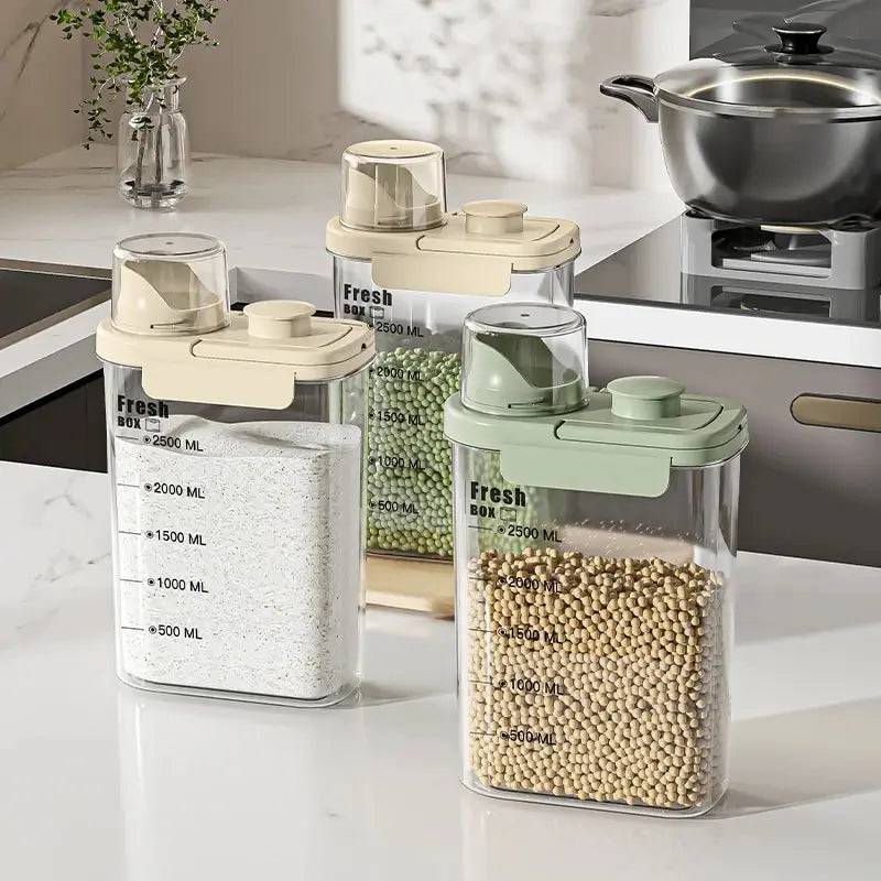 Moisture-Proof Food Storage Container with Secure Seal