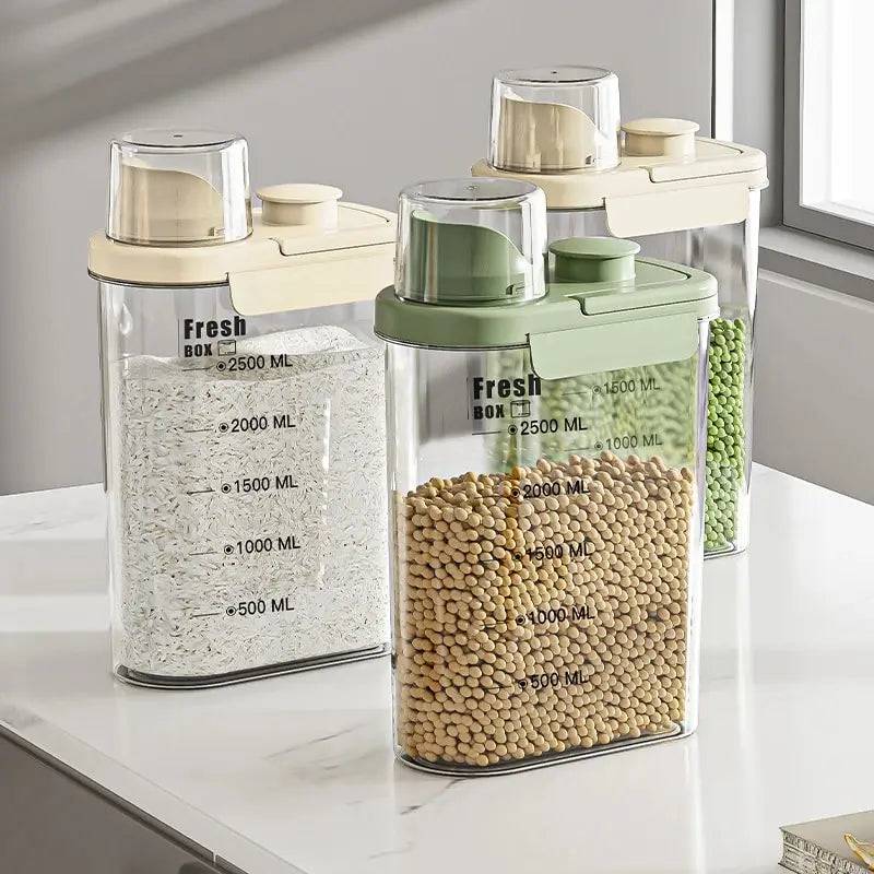 Moisture-Proof Food Storage Container with Secure Seal