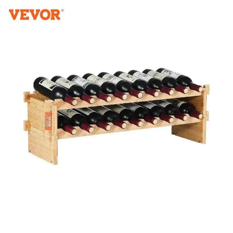 18-Bottle Stackable Modular Wine Rack