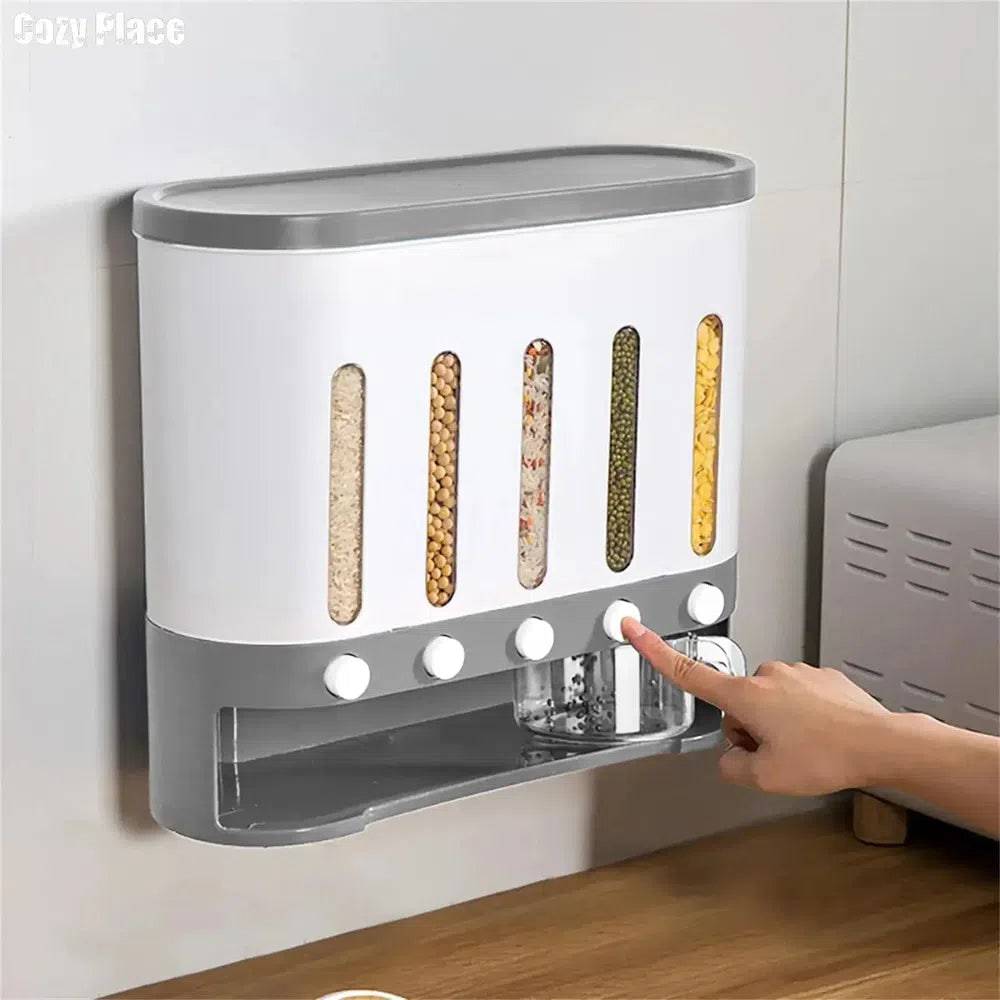 9kg Wall-Mounted Dry Food Dispenser