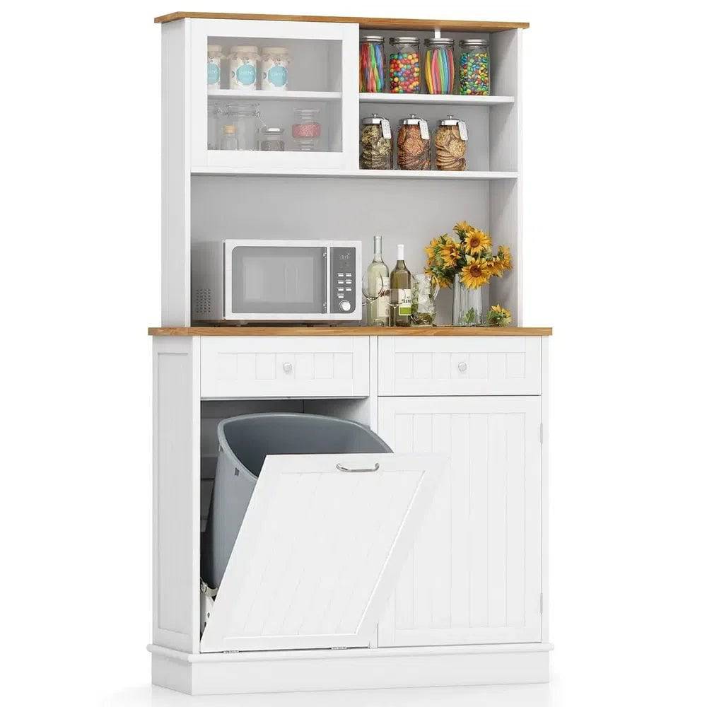 Freestanding Kitchen Pantry Storage Cabinet