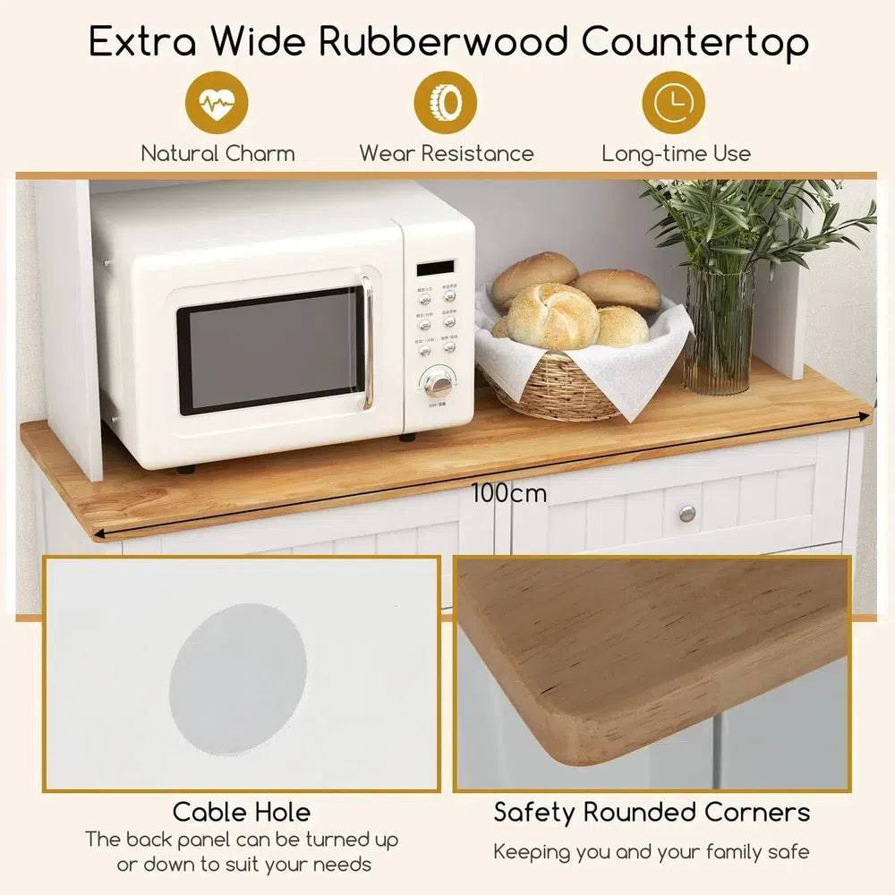 Freestanding Kitchen Pantry Storage Cabinet