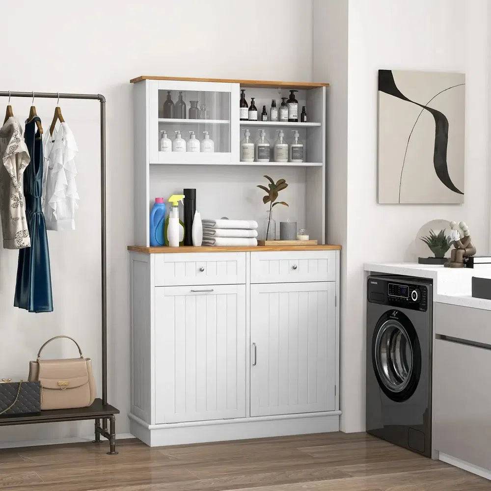 Freestanding Kitchen Pantry Storage Cabinet