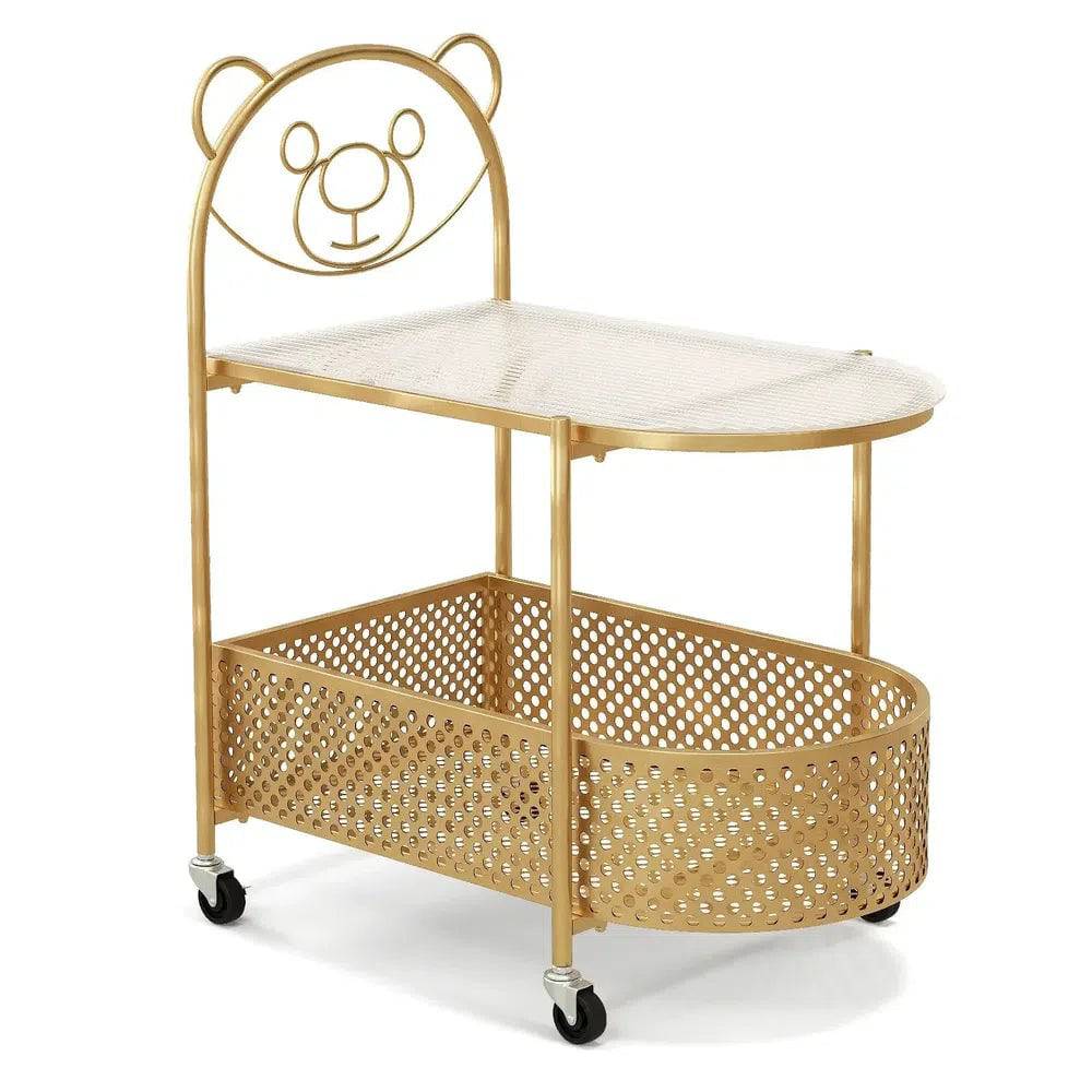 Modern 2-Tier Glass Coffee Table