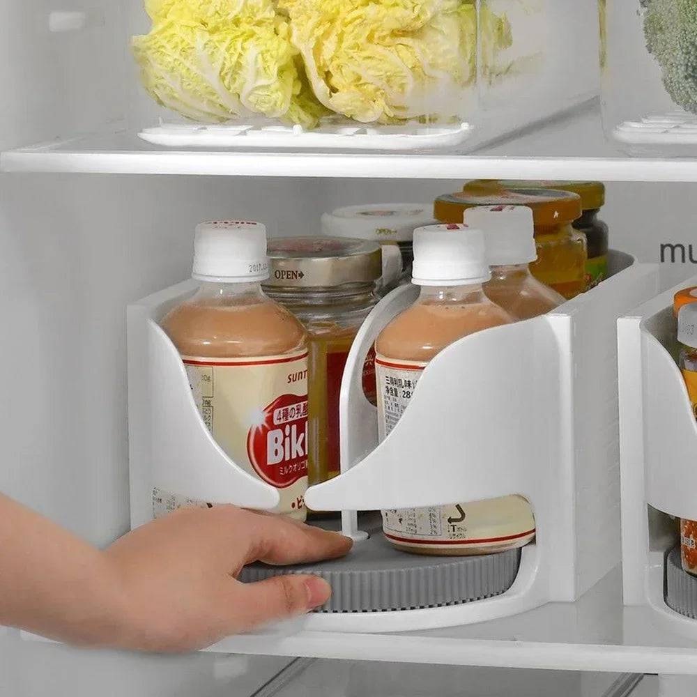 Rotatable Fridge Organiser Bins