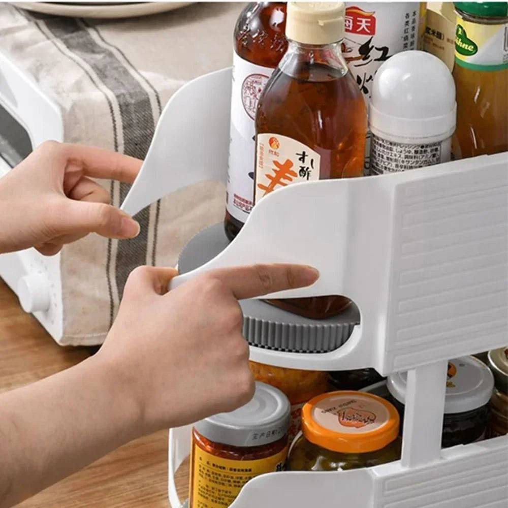Rotatable Fridge Organiser Bins