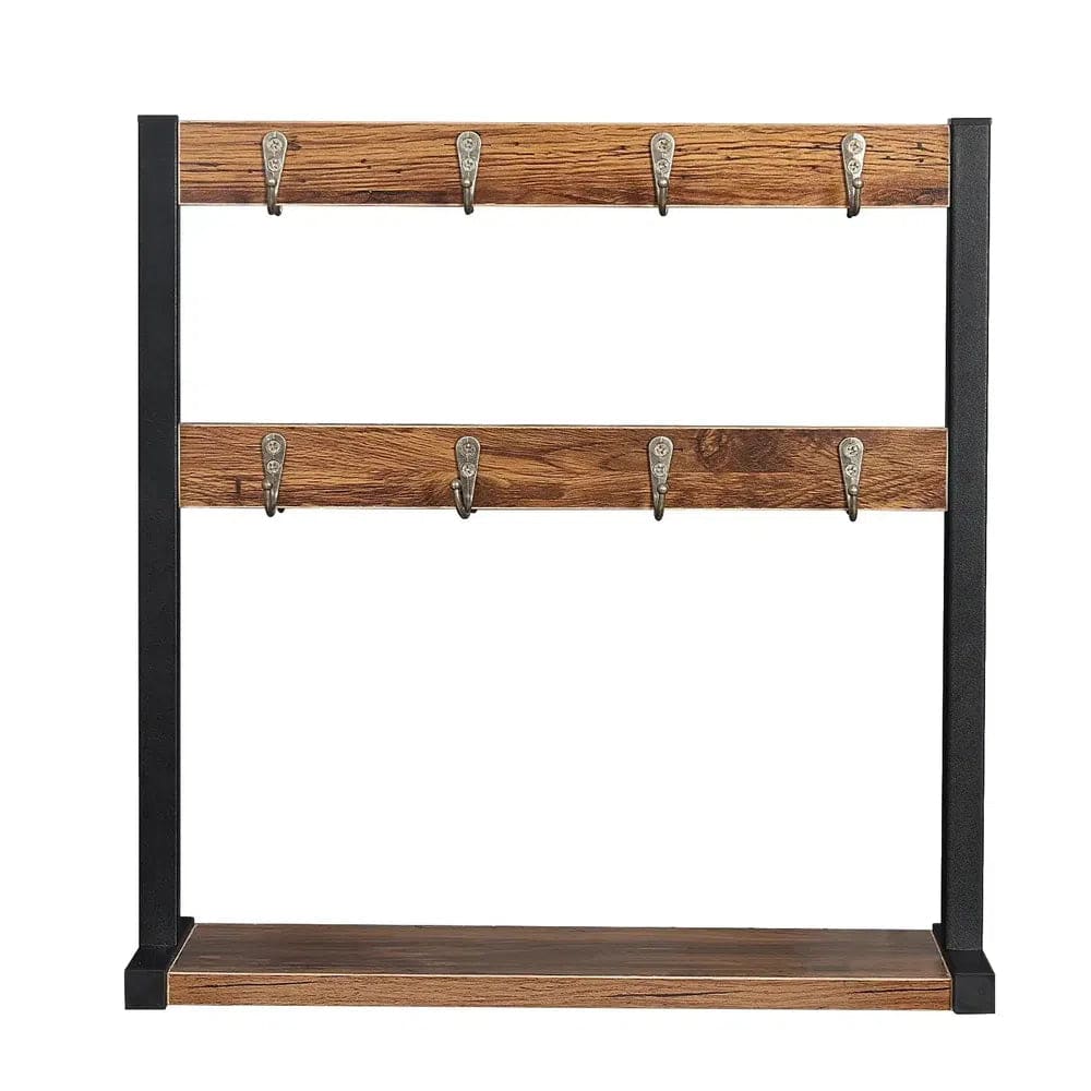 Rustic 2-Tier Coffee Mug Holder