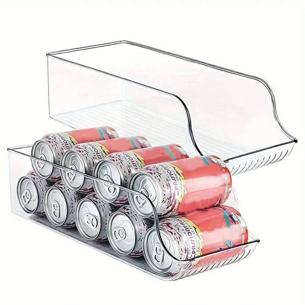 Single-Tier Plastic Canned Drink Organizer