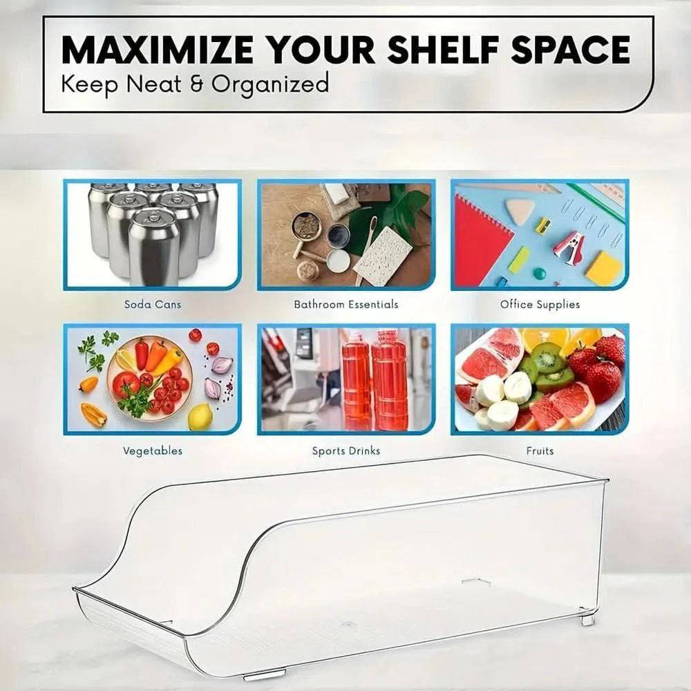 Single-Tier Plastic Canned Drink Organizer