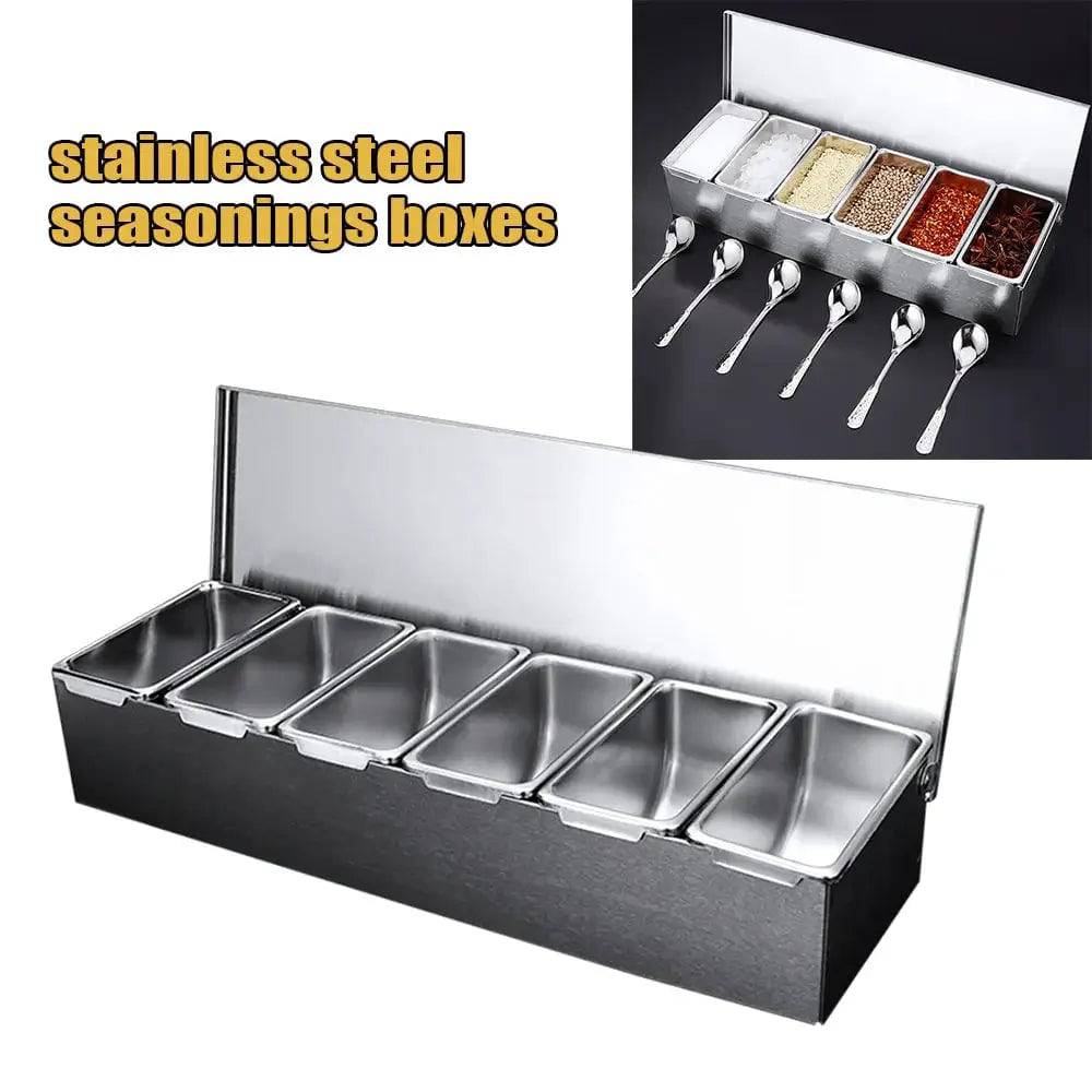 Stainless Steel Container Seasonings Boxes