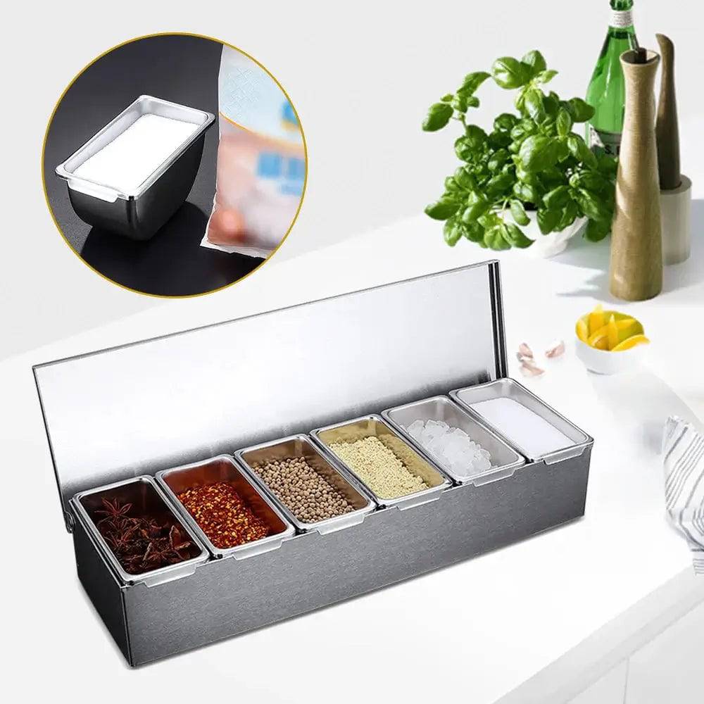 Stainless Steel Container Seasonings Boxes