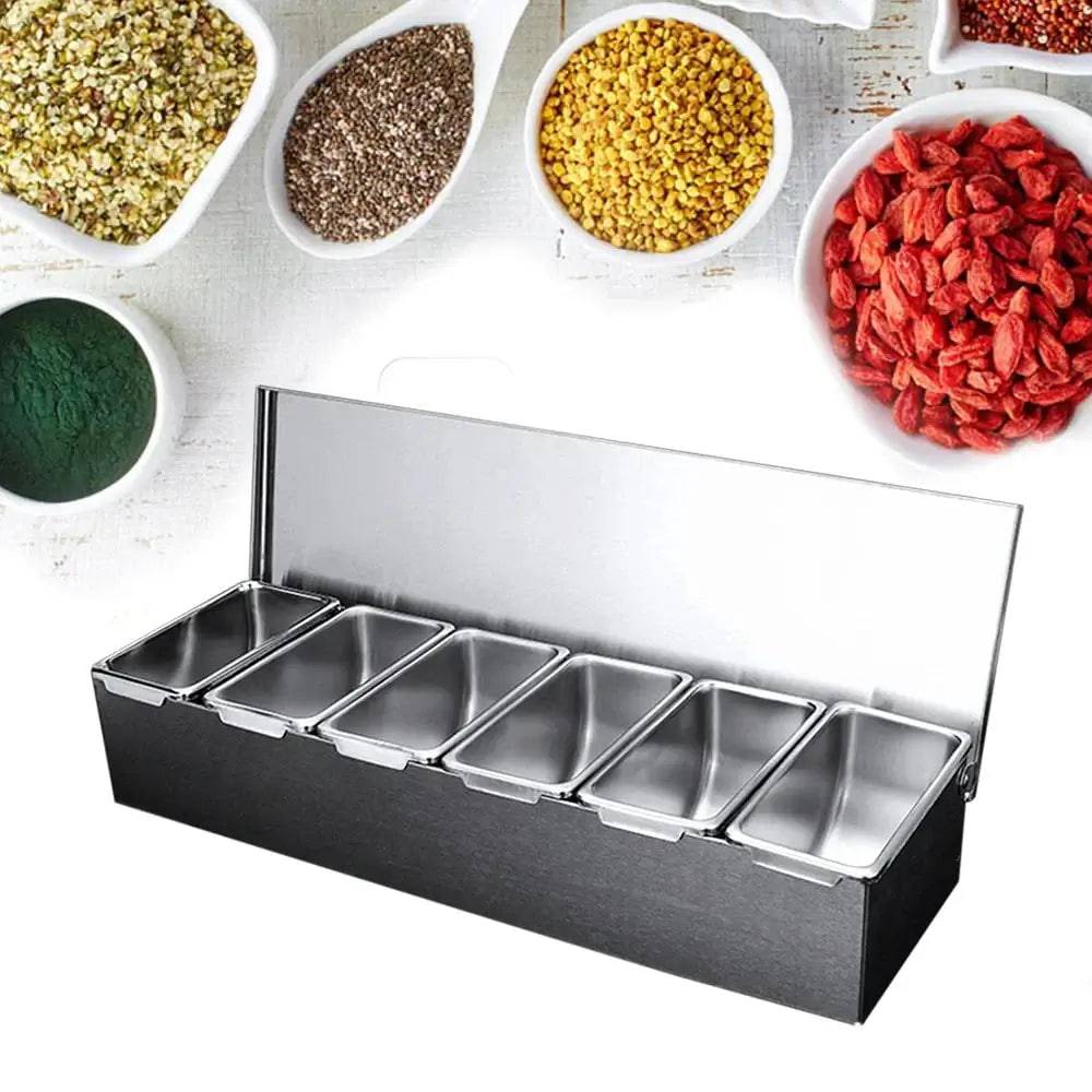 Stainless Steel Container Seasonings Boxes