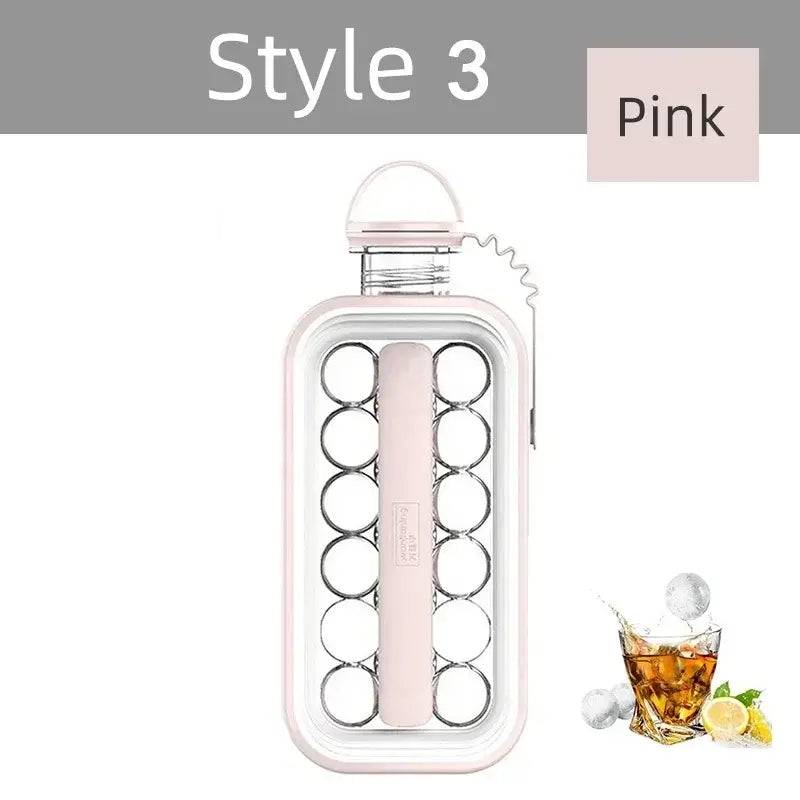 2 In 1 Portable Silicone Ice Ball Maker Kettle