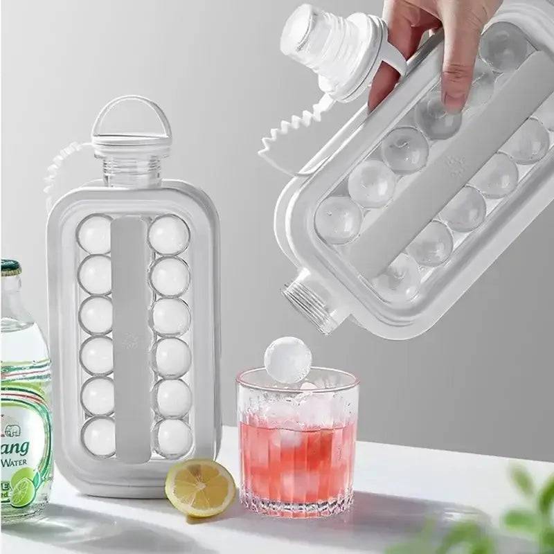 2 In 1 Portable Silicone Ice Ball Maker Kettle