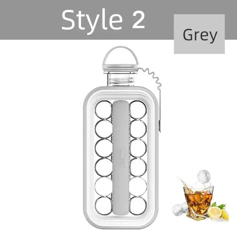 2 In 1 Portable Silicone Ice Ball Maker Kettle
