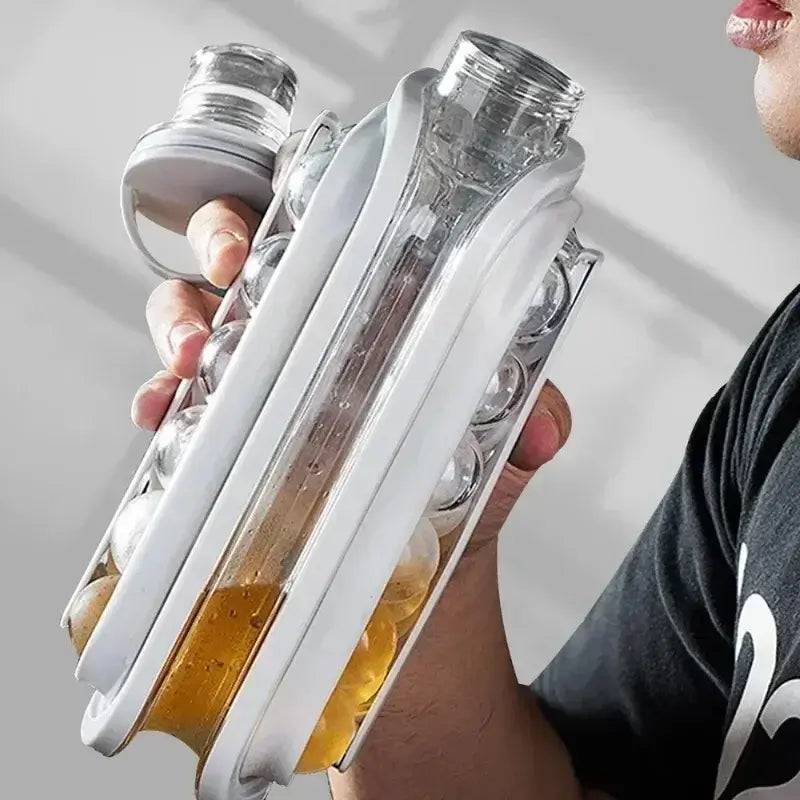2 In 1 Portable Silicone Ice Ball Maker Kettle