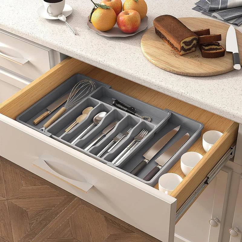 Large Expandable Utensil Tray