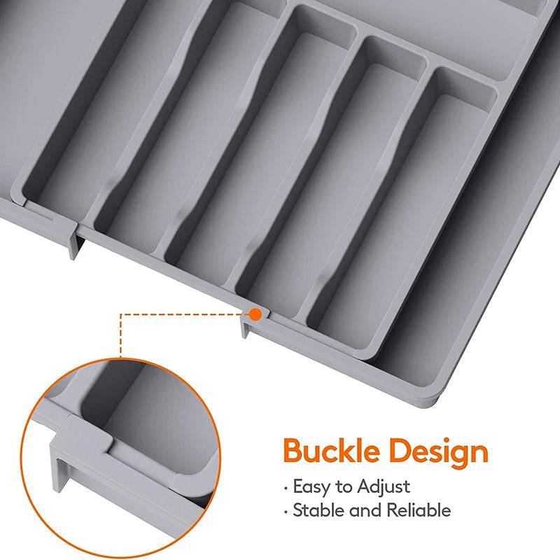 Large Expandable Utensil Tray