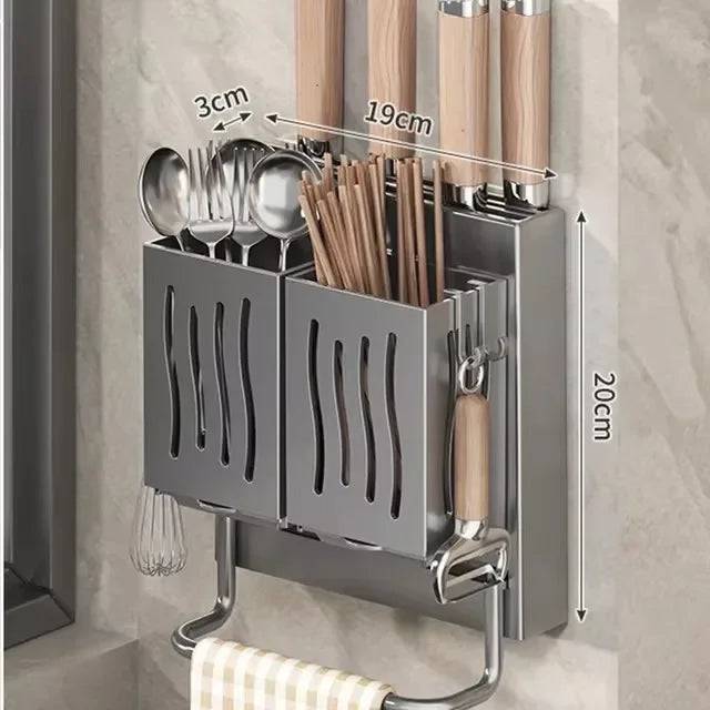 Multifunctional Kitchen Utensil Rack