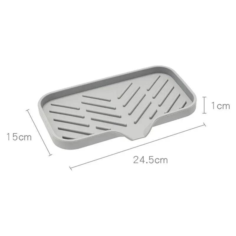 Sink Silicone Tray with Drainage