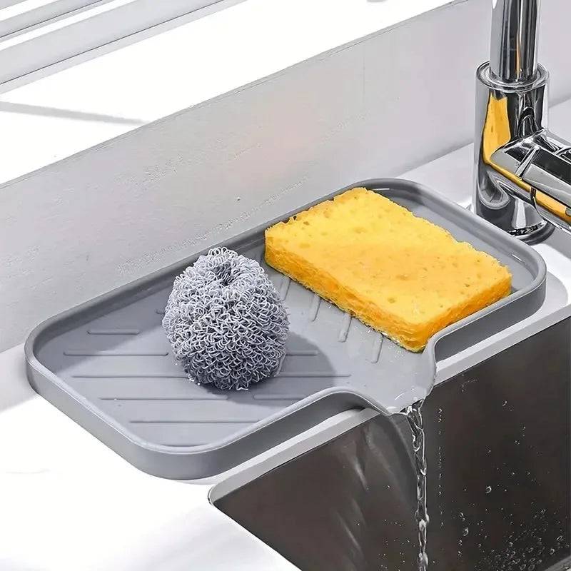 Sink Silicone Tray with Drainage