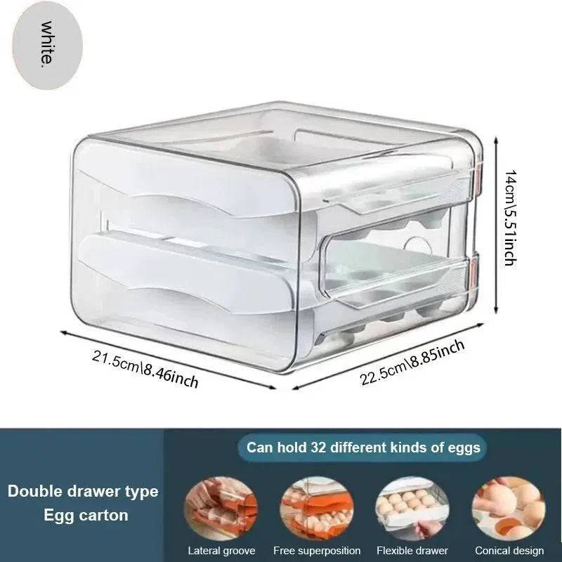 Double Drawer Egg Box