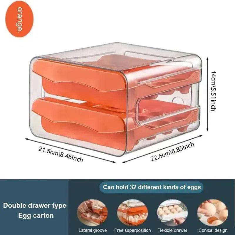 Double Drawer Egg Box
