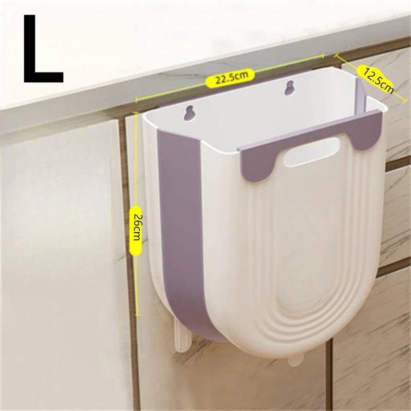 Wall Mounted Folding Trash Can