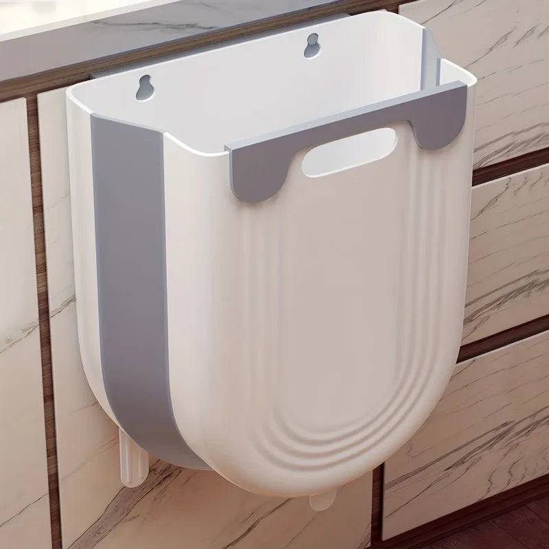 Wall Mounted Folding Trash Can