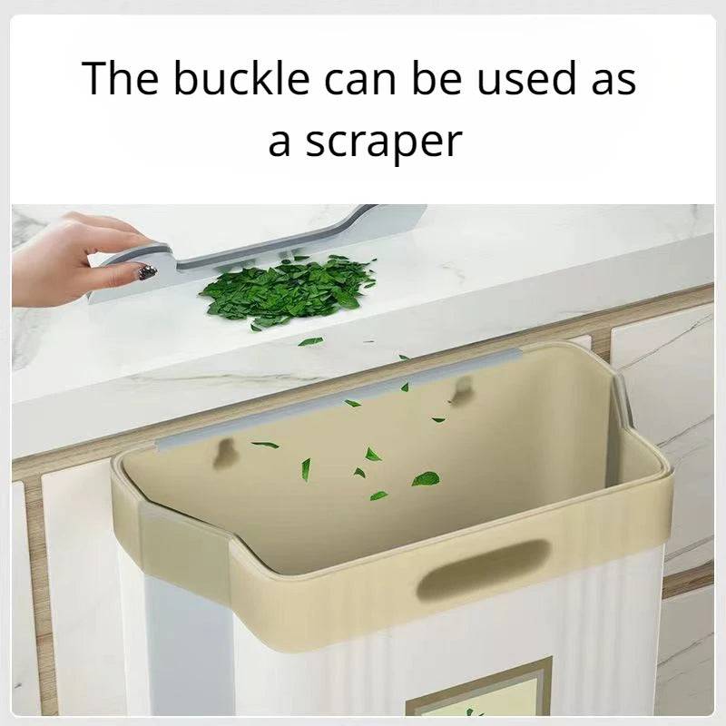 Wall Mounted Folding Trash Can