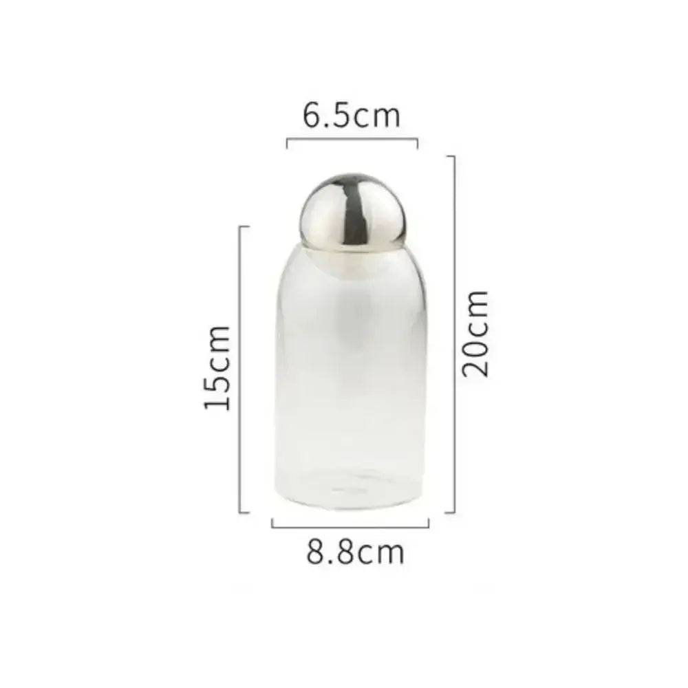 Elegant Glass Storage Bottle