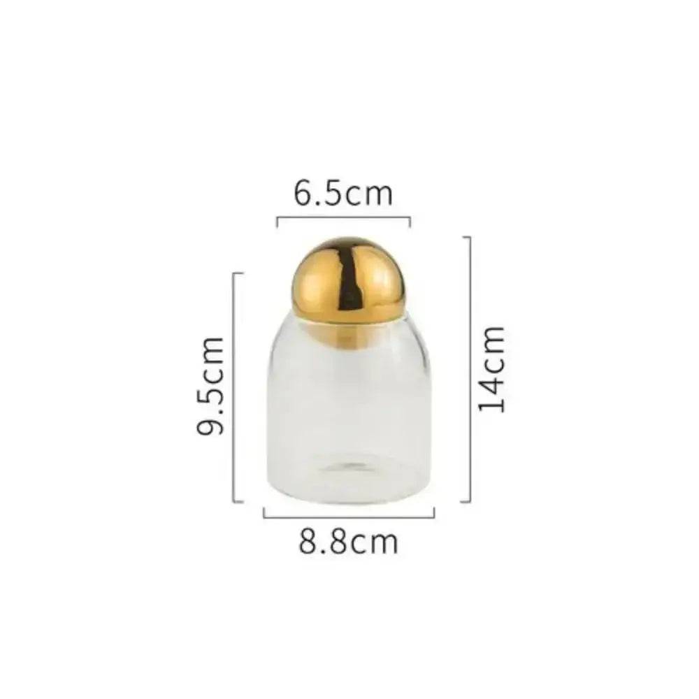 Elegant Glass Storage Bottle