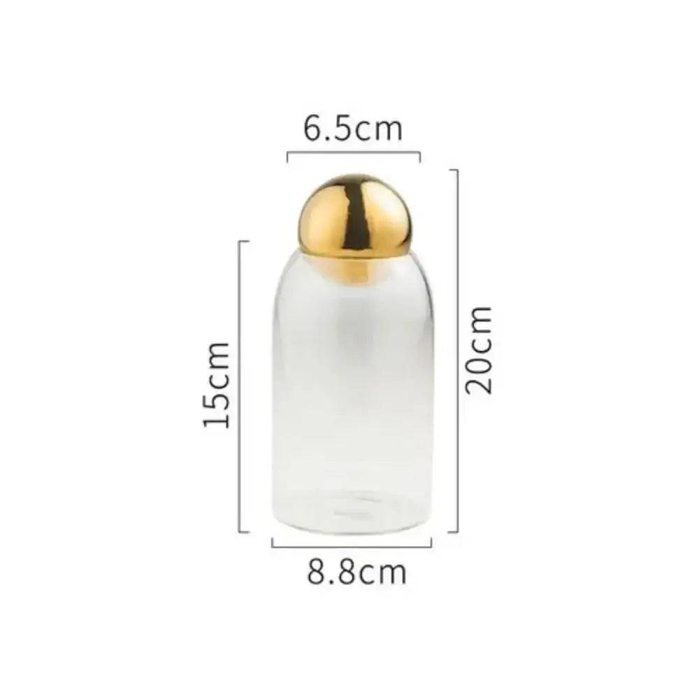 Elegant Glass Storage Bottle