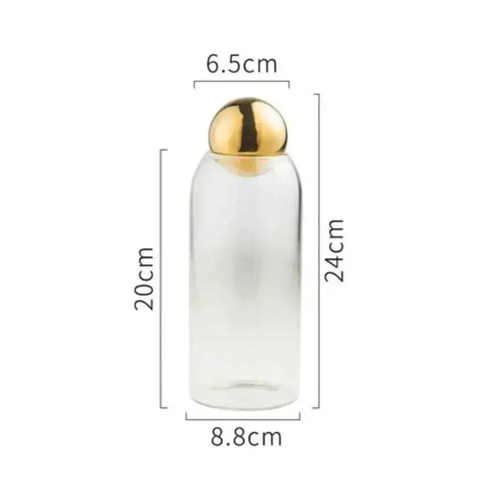 Elegant Glass Storage Bottle