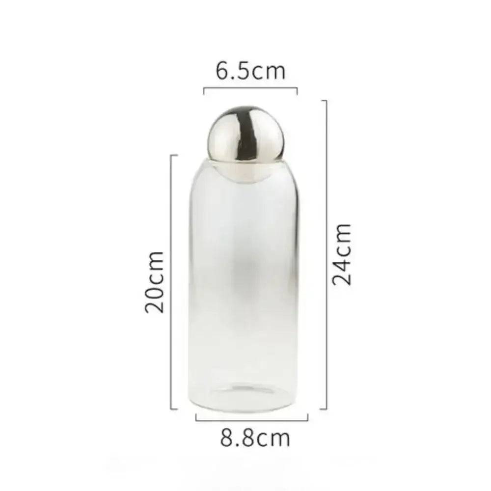 Elegant Glass Storage Bottle