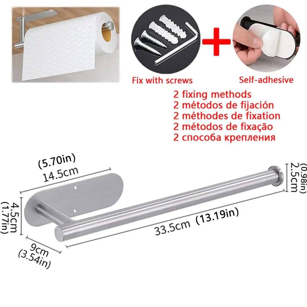 Stainless Steel Kitchen Paper Roll Holder