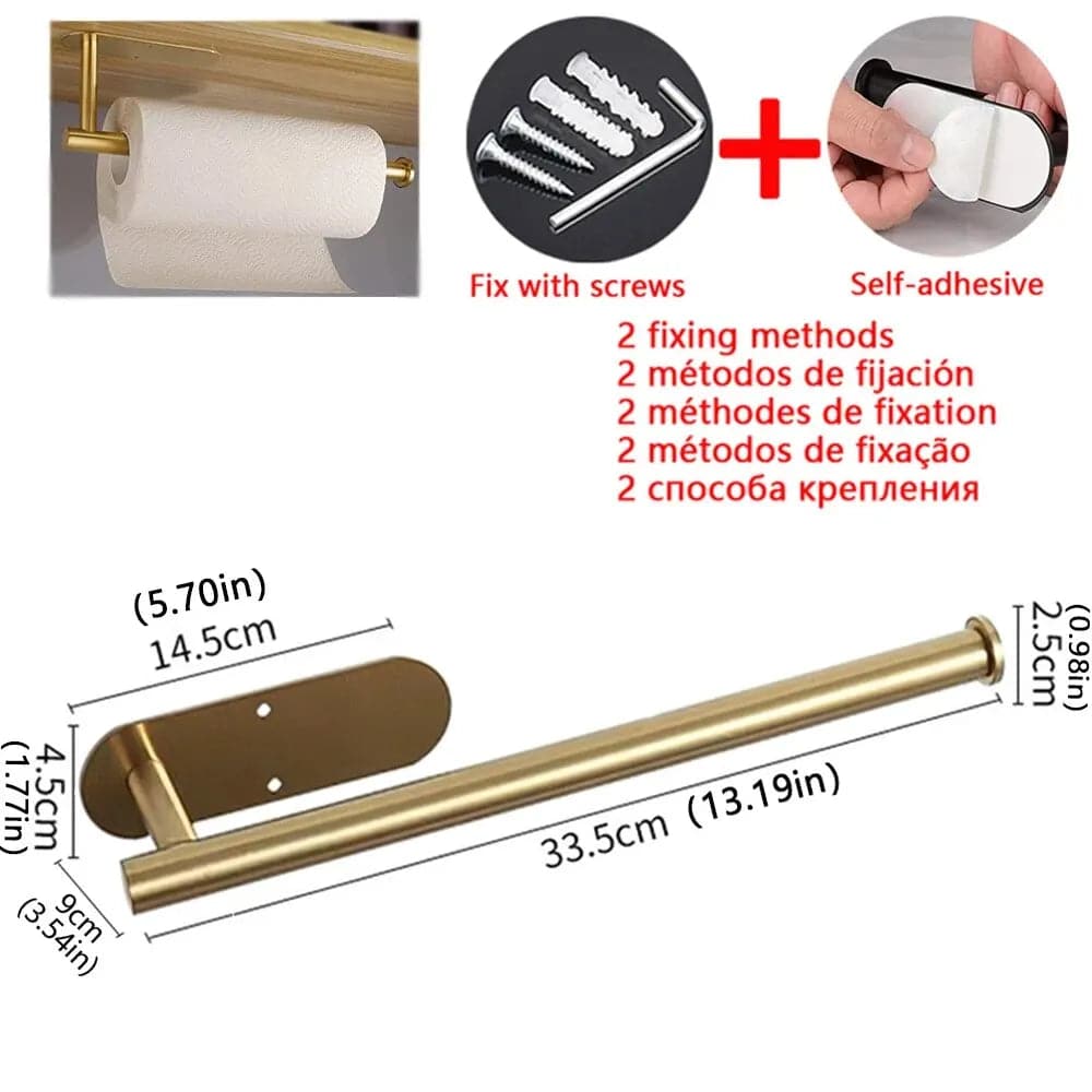 Stainless Steel Kitchen Paper Roll Holder