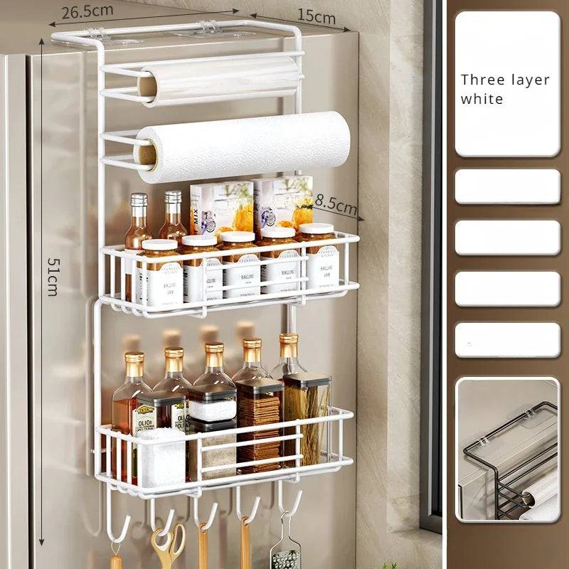 Refrigerator Side Storage Rack