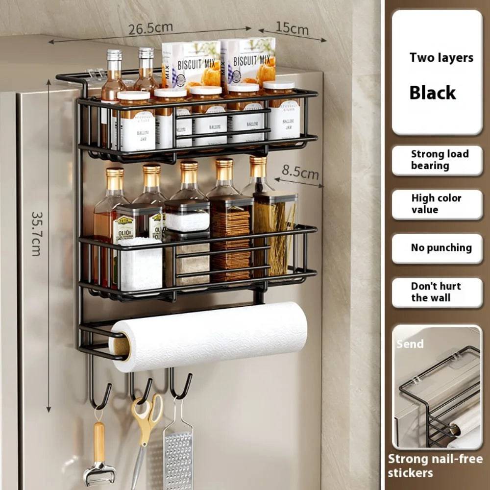 Refrigerator Side Storage Rack