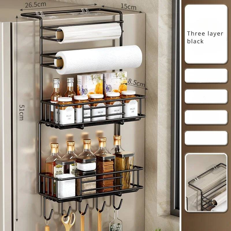 Refrigerator Side Storage Rack