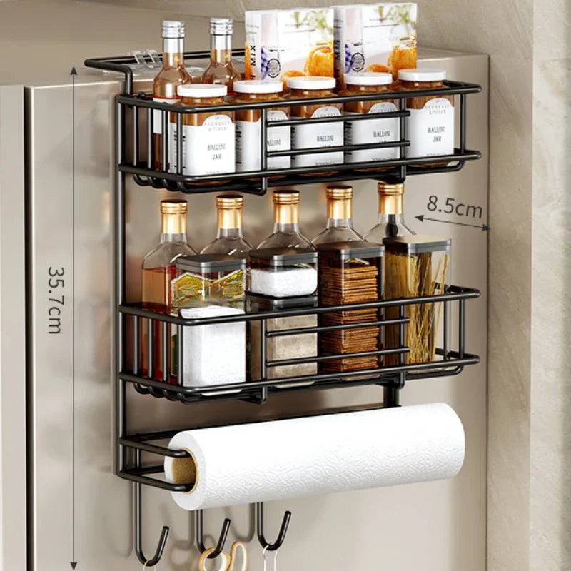 Refrigerator Side Storage Rack
