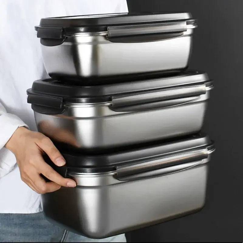 Stainless Steel Refrigerator Freezer Lunch Box